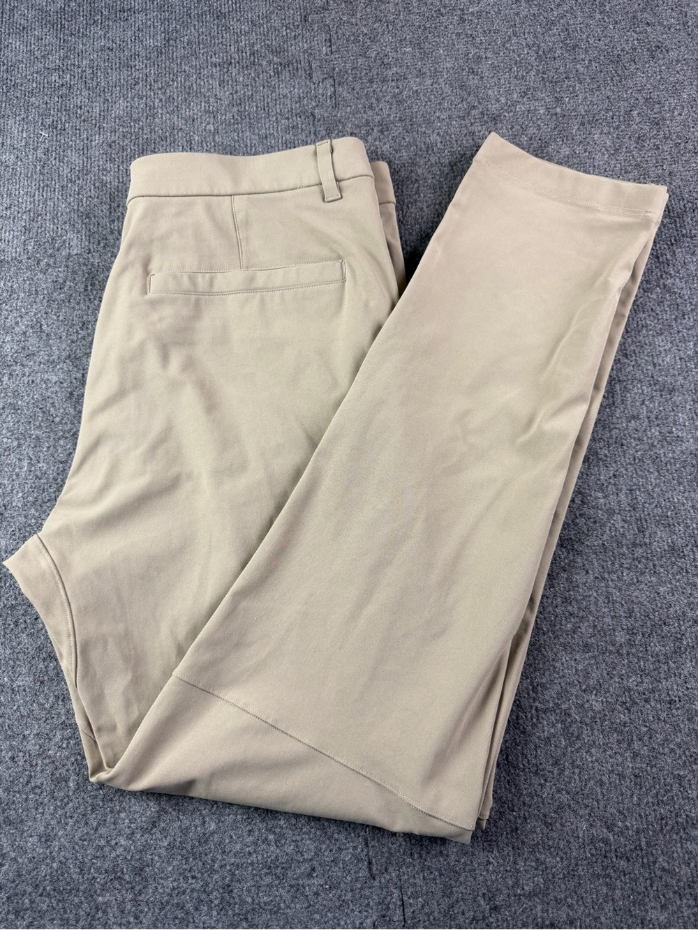 Lululemon Commission Warpstreme Slim Fit Mens Pants Size 32x31 Sand